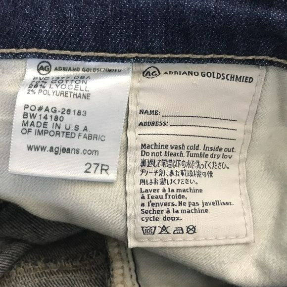 ADRIANO GOLDSCHMIED The Stevie Ankle Jeans Size 27R