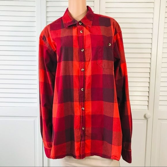 RUFF HEWN Button Down Plaid Shirt