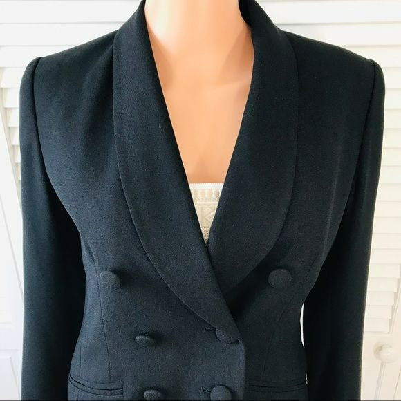 PETITE SOPHISTICATION Black Blazer Size 4P