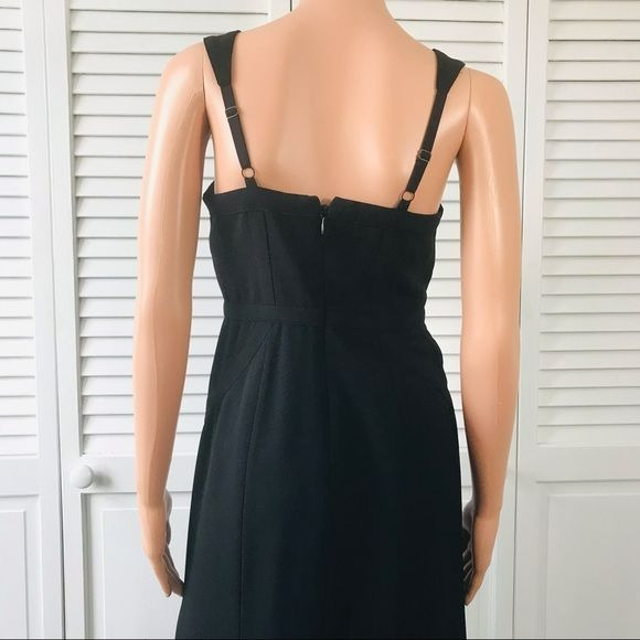 BCBGMAXAZRIA Black Valerie Evening Gown Size 4