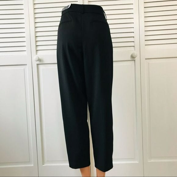 *NEW* APT. 9 Black Mid Rise Slim Straight Cropped Dress Pants