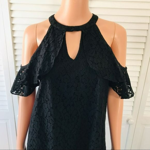 CANDIE’S Black Lace Dress Size M