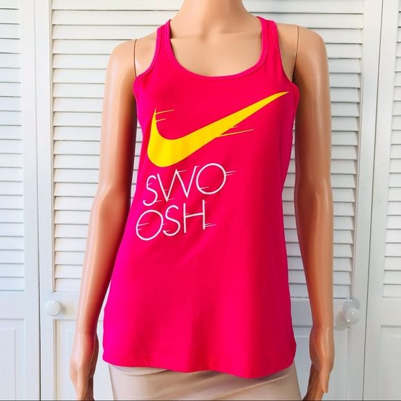 NIKE Pink Racerback Tank Top Size S