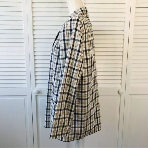 REQUIREMENTS Plaid Blazer Size 14