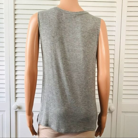 DAYDREAMER Gray Queen Muscle Tank Size S