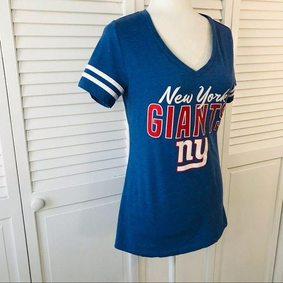 NFL Team Apparel NY Giants Petite Short-sleeve Tee Size S