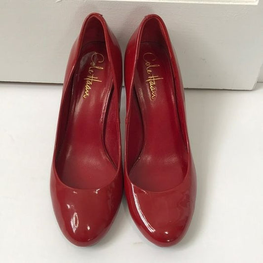 COLE HAAN Red Low Pumps Size 6.5