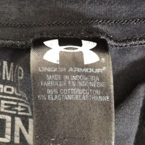 UNDER ARMOUR Black Charged Cotton Sweatpants Size S