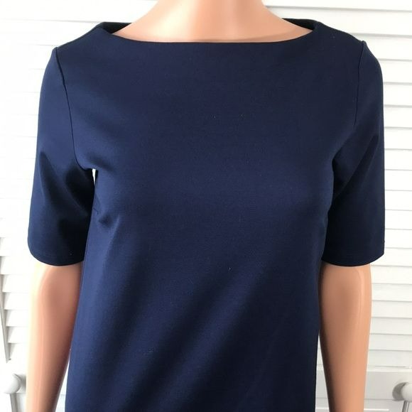LAUREN RALPH LAUREN Navy Blue Short Sleeve Dress Size XS (new with tags)