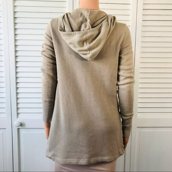 CASLON Tan Hooded Sweatshirt Size M