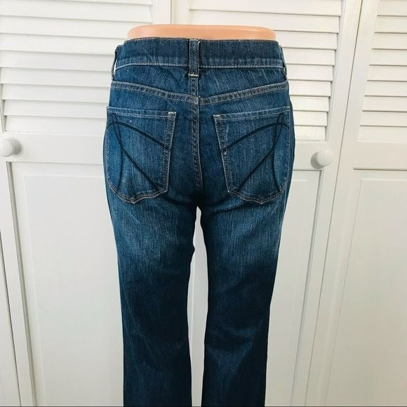NEW YORK & COMPANY Blue Low Rise Bootcut Jeans Size 2