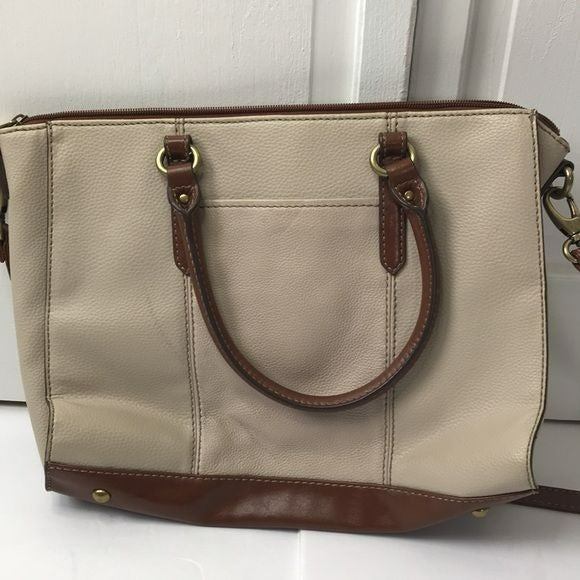 TIGNANELLO Ivory Brown Handbag