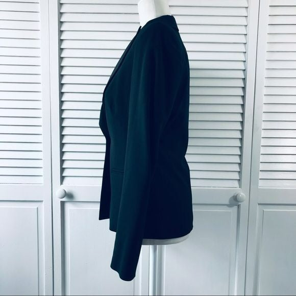 STUDIO MILANO Black Wool Blazer Size 8