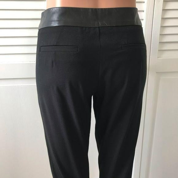 MILLY Wool Blend Black Crop Dress Pants Size 0