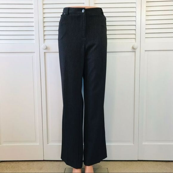 RAFAELLA Dark Gray Pants Size 16