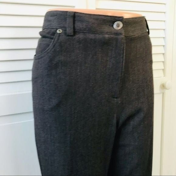 RAFAELLA Dark Gray Pants Size 16
