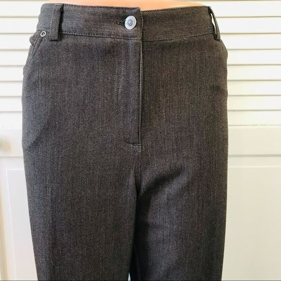 RAFAELLA Dark Gray Pants Size 16