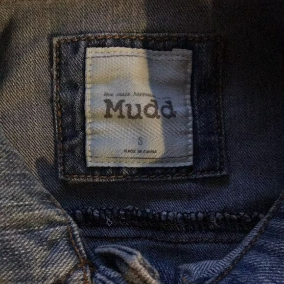 MUDD Blue Distressed Jean Jacket Size S (New with tags)